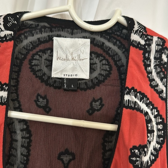 Nicole Miller women’s size L sleeveless dress excellent condition only used once - Picture 2 of 7